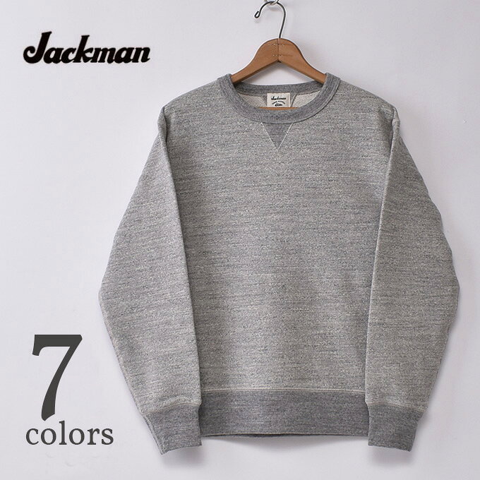 Jackman / JM7292 GG Sweat Crewneckジャックマン / GGスウェットクルーネック 全7色