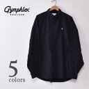 【Gymphlex】ジムフレックスNYLON SHIRTS JACKET ( GY-B0250DNT)ナイロン シャツジャケット MEN全5色 (DK.BLUE CHARCOAL OLIVE NAVY BLACK)z10x