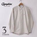 【Gymphlex】ジムフレックスBAND COLLAR SHIRTS (#GY-B0245 BIT)バンドカラー長袖シ