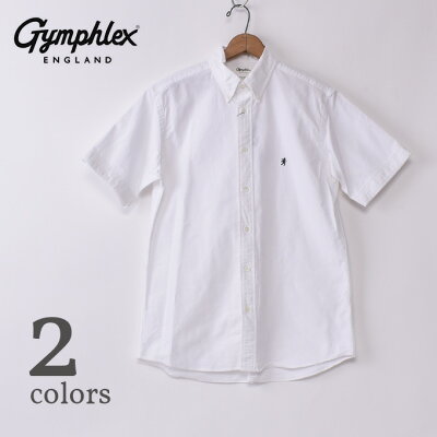 Gymphlex / BD SHIRTS OXFORD S/S (#GY-B0244 SOX) ジムフレックス / ボタンダウンシャツ オックスフォード ショートスリーブ 全2色z10x
