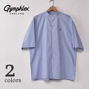 ★70%OFF SALE!Gymphlex / BAND COLLAR S/S SHIRTS (#GY-B0371 TTO) ジムフレックス / バンドカラー 半袖シャツ 全2色