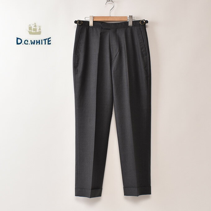 乐天商城 - DC WHITE / DRESS TROPICAL TROUSER (D261855) / M GRAY (15)DCホワイト ディーシーホワイト / ドレストロピカルトラウザー ウールパンツ / Mグレー
