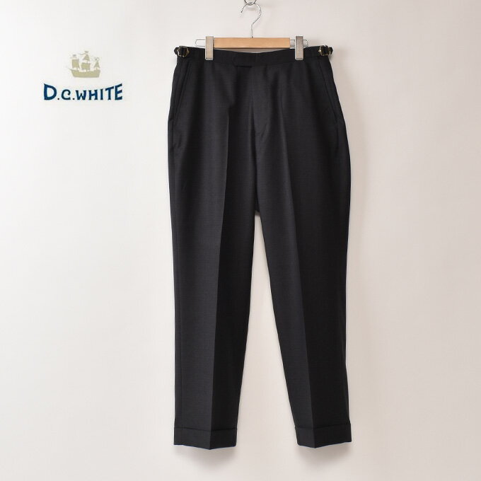 乐天商城 - DC WHITE / DRESS TROPICAL TROUSER (D261855) / CHARCOAL (13)DCホワイト ディーシーホワイト / ドレストロピカルトラウザー ウールパンツ / チャコール