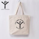 【City Lights Bookstore】シティ ライツ ブックストア LOGO Canvas Tote Bag キャンバストートバックWHITE×BLACK ホワイト×ブラック ネコポス対応 z3x