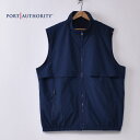 【PORT AUTHORITY】ポートオーソリティREVERSIBLE CHARGER VESTリバーシブル チャージャー ベストNAVY ネイビー