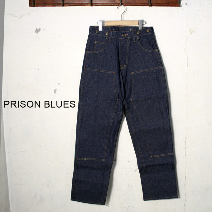 Made in USA【PRISON BLUES】プリズンブルースダブルニーワークジーンズ ぺインターパンツブルーデニム