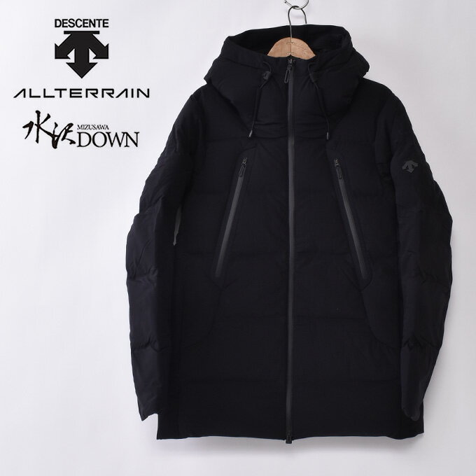 【DESCENTE】デサントALLTERRAIN オルテラインMizusawa Down 水沢ダウンコートMountaineer HC マウンテニアHC（DAMSGK36U）(BK) Black ブラック