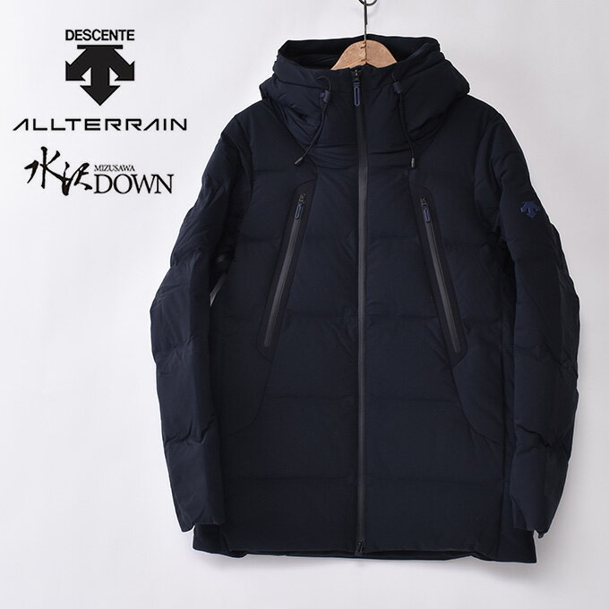 【DESCENTE】デサントALLTERRAIN オルテラインMizusawa Down 水沢ダウンコートMountaineer HC マウンテニアHC（DAMSGK36U）（NVGR）Graphite Navy ネイビー