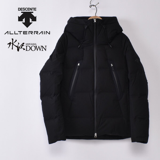 【DESCENTE】デサントALLTERRAIN オルテラインMizusawa Down 水沢ダウンMountaineer-L マウンテニア レディース 女性用（DAWSGK40U）（BK）Black ブラック