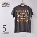 yATLAS SCREEN PRINTINGzAgX XN[ veBOWILD COTTON TEE SHIRTSChRbgTVcS5F[lR|XΉ]