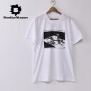 BROOKLYN MUSEUM TABLE TOP SHORT SLEEVE T-SHIRTブルックリンミュージアム テーブルトップ 半袖TシャツWHITE ホワイト ネコポス対応