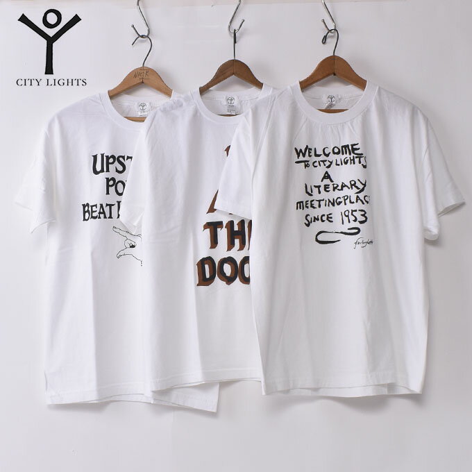 【City Lights Bookstore】シティ ライツ ブックストアT-shirts Tシャツ全3色 ネコポス対応 z3x