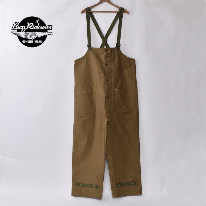 【BUZZRICKSON'S】バズリクソンズJUNGLE CLOTH DECK PANTS “CIVILIAN MODEL”（BR14681）ジャングルクロスデッキパンツ M-51KAHKI カーキ