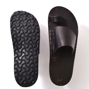 【JUTTA NEUMANN】ユッタ ニューマンALICE/BIRKENSTOCK SOLEアリス/ビルケンシュトックソールラウンドタイプ レザー サンダルLATIGO LEATHER ラティゴレザーBLACK ブラック