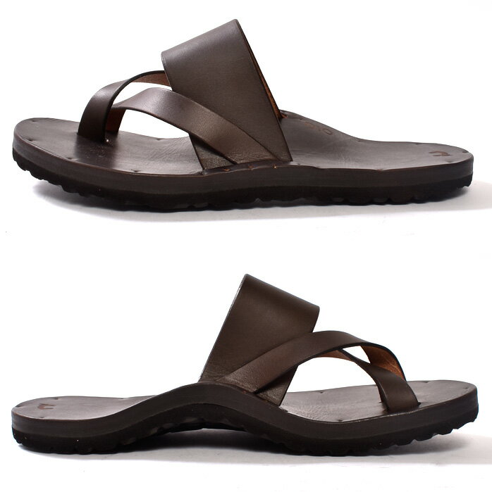 【JUTTA NEUMANN】ユッタ ニューマンFRANK/BIRKENSTOCK SOLEフランク/ビルケンシュトックソールラウンドタイプ レザー サンダルLATIGO LEATHER ラティゴレザーBROWN ブラウン