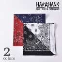 THE BANDANNA COMPANY バンダナカンパニー【HAV-A-HANK】ハバハンクBANDANA バンダナSPLITS PAISLEY スプリット ペイズリー全2色 ネコポス対応