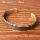 Made in USA【STUDEBAKER】スタッドベイカー・スチュードベイカーTHOMPSON CUFF BRACELET トンプソンカフブレスレットBRASS ブラス