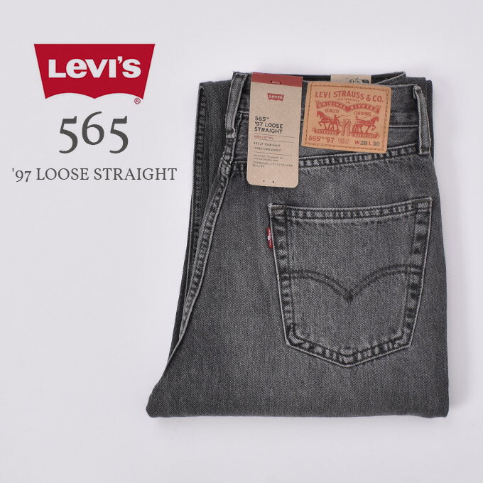 Levi'sۥ꡼Х565 97 LOOSE STRAIGHT BLACK JEANS (A72210006) 롼ȥ졼  ǥ˥ ֥åz5x