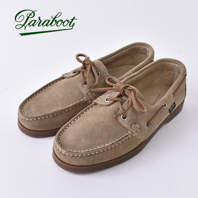 【Paraboot】パラブーツBARTH/MARINE バース デッキシューズ モカシンMIEL-VEL SAND ベージュ (780547) z5x