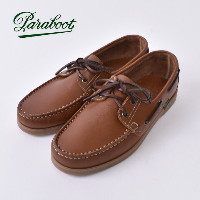 Paraboot / BARTH/MARINE / MIEL-LIS WHSKY Paraboot / BARTH/MARINE / MIEL-LIS WHSKY 商品説明 Paraboot / パラブーツは1919年、レミー・リシャールボンヴェールによって創業されたフランスのシューズメーカーです。 ラバーソールを含むすべての工程を自社生産。 厳選されたレザーの素材選び、高度な手仕事により、細部までこだわり抜いた靴作りを実現しています。 パラブーツのデッキシューズ、BARTH (バース) になります。 マリーンとネーミングされたラバーソールは、本作「BARTH」用に開発されたアウトソール (ラグソール)。 耐久性に優れた特殊構造。歩く度に張りのある弾力が、足裏に伝わってきます。 吸盤に似た丸い模様だけではなく、濡れた場所でも滑りにくい、フランス海軍のオフィシャルシューズという実力。 パンチングが加えられたインソールは、蒸れ難くく、素足履きをサポート。 手作り感のあるアッパー＆ステッチで、柔らかく包み込まれるようなフォルム。 カラー MIEL-LIS WHISKY (ライトブラウン) 素材 牛革 ソール MARINE 品番 780314 生産国 スペイン SIZE 5.5 6 6.5 7 7.5 8 8.5 9 参考表記 24.5cm 25.0cm 25.5cm 26.0cm 26.5cm 27.0cm 27.5cm 28.0cm ［Paraboot 一覧はこちら⇒］ ［Cottの新着アイテム一覧はこちら⇒］