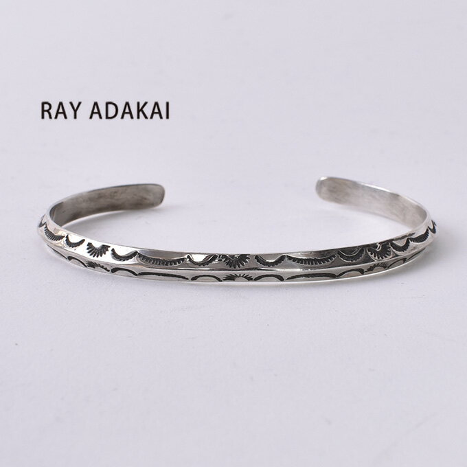 ナバホ族【RAY ADAKAI】レイアダカイTriangle Bracelet Narrowトライアングルブレ...