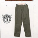 MADE IN USA【THOROUGHSTITCH】スルーステッチPAINTER TROUSER / HERRINGBONE TWILLペインターパンツ / ヘリンボーンツイルOLIVE（オリーブ）