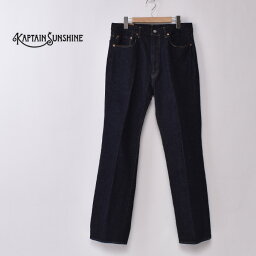 【KAPTAIN SUNSHINE】キャプテンサンシャインSkate Shoecut Denim Pants（KSBS105DZ）5ポケットデニムパンツ ジーンズ ジーパンINDIGO ONEWASH