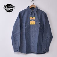 【BUZZRICKSON'S】バズリクソンズBLUE CHAMBRAY WORK SHIRTS (LONG SLEEVE) (BR259...