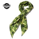 BUZZRICKSON'S / PARACHUTE CLOTH SILK SCARF (BR02715 149OLIVE) /バズリクソンズ / パラシュートク...