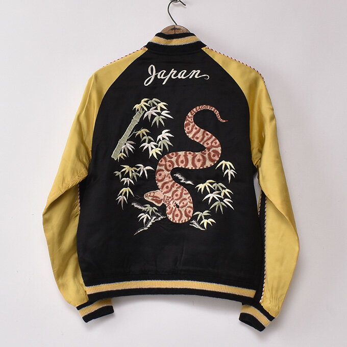 ★30％OFF SALE！TAILOR TOYO / Lot No. TT15713-119 / Early 1950s Style Acetate Souvenir Jacket “KOSHO & CO.” Special Edition “PIT VIPER” × “EAGLE & SNAKE” / BLACKテイラー東洋 / スーベニアジャケット