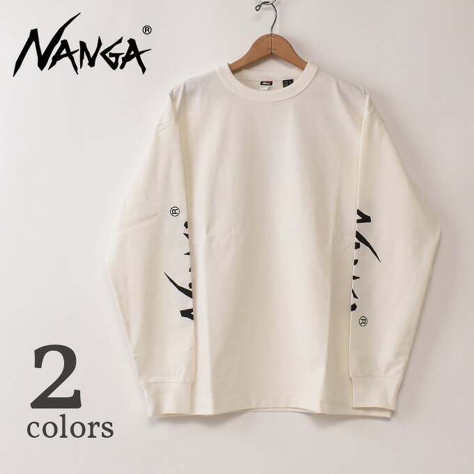 NANGA / ECO HYBRID SLV LOGO L/S TEE (UNISEX) ナンガ / エコハイブリッド スラブ ロングスリーブTシャツ 全2色 ナンガ NANGA ロンティー tシャツ メンズ Tシャツ [ネコポス対応]z10x