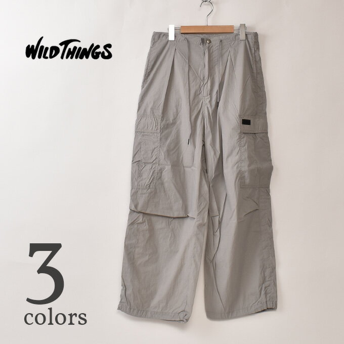 樂天商城 - ワイルドシングス / ダブル ダイ ナイロン カーゴパンツ (WT26010AD) WILDTHINGS / DOUBLE DYED NYLON CARGO PANTS 全3色z10x