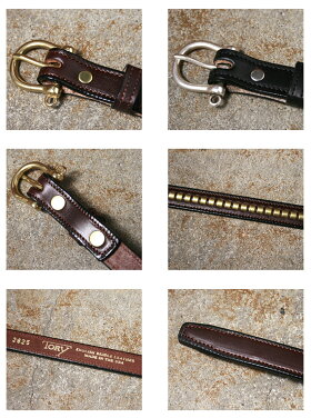 《マスタ待ち》MadeInUSA【ToryLeather】トーリレザートリーレザー3/4インチクリンチャーベルトスタッズベルト全2色