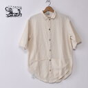 yTENDER Co.ze_[S/S COMPASS POCKET SHIRTi#443jBEEKEEPER'S CLOTHRpX |PbgVc r[L[p[YNXRINSED ECRUsS-50t