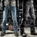 【スーパーSALE 10%OFF】バイクパンツ ライダーパンツ プロテクター付き ジーンズ デニム バイクウェア オートバイ 転倒防護 膝当て 耐久 耐衝撃 膝パッド メンズ レーシングパンツ 防風 防寒 高強度 高耐磨 バイク オートバイパンツ 父の日