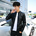 【スーパーSALE 10%OFF】バイクジャケット 革ジャン アウター ライダース バイク ライダースジャケット レザージャケット フェイクレザー PU ジャケット メンズ カジュアル 春 秋 父の日