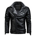【スーパーSALE 10%OFF】バイクジャケット 革ジャン アウター ライダース バイク ライダースジャケット レザージャケット フェイクレザー PU ジャケット メンズ カジュアル 春秋 父の日