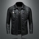 【クーポンで10%オフ】バイクジャケット 革ジャン 皮ジャン アウター ライダース ライダースジャケット バイク レザージャケット フェイクレザー PU ジャケ...