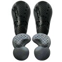 オートバイ用防具 膝パッド 厚い 黒 サポーター 単品 ひざ用サポーター 股の骨 プロテクター 3D バイク 保護 パッド インナーパッド アウトドア スポーツ 防振 クッション