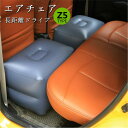 【クーポンで10%オフ】チェア 椅子 エアークッション エアーマット エアーチェア 台 スペースクション 車中泊 車内泊 長距離ドライブ アウトドア 車載用 エアポンプ付き (Z5) 父の日