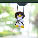 車飾り 車用 装飾置物 飾り物 インテリア アクセサリー ルームミラー 室内装飾 贈り物 ダック 可愛い お洒落 車載用 装飾物 室内用 お守り お誕生日 ギフ...