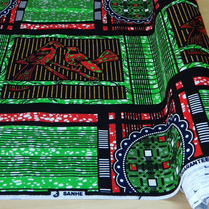 【10cm単位】アフリカ 生地 アフリカンコットン ワックス加工 3808-11809 エスニック 布 コットン 布地..
