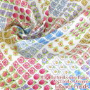 USA Cotton Loralie Harris for Loralie Designs Flower Fields(単位50cm)ローラライハリス/ロラライハリス/ロラリー/USAコットン/アメリカンファブリック/生地/花畑/花壇/チューリップ