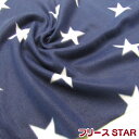 フリース STAR(単位10cm) 生地/ポリエステル/プリント/ポンチョ/ひざ掛け/マフラー/ウォーマー/バッグ/星/ほし/ホシ/帽子