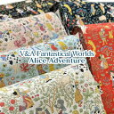 V&A Fabric Collection Fantastical Worlds Alice Adventure@ȖLoXiP50cmjȖ/Rbgl//n/vg/svc̍̃AX/AX̖`