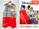 ディズニー　エプロン Disney エプロン ミッキー ミニー(変わり素材/パイル) 上質アップリケ 可愛い キャラクター 保育士エプロン 大人 保育士 誕生日 母の日 女性 彼女 ママ プレゼント 送料無料 保育園 託児所 看護師 幼稚園 大人用エプロン上質 洗濯に強い