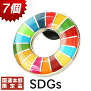 【国連本部限定】SDGs ピンバッジ 7個 公式 国連 ショップ限定 正規品 SDGsバッジ 丸み サステナブル 17 目標 日本未発売 バッチ バッヂ sdgs