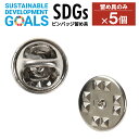 SDGs ピンバッジ 留め具 スペア 5個セット バタフライクラッチタイプ