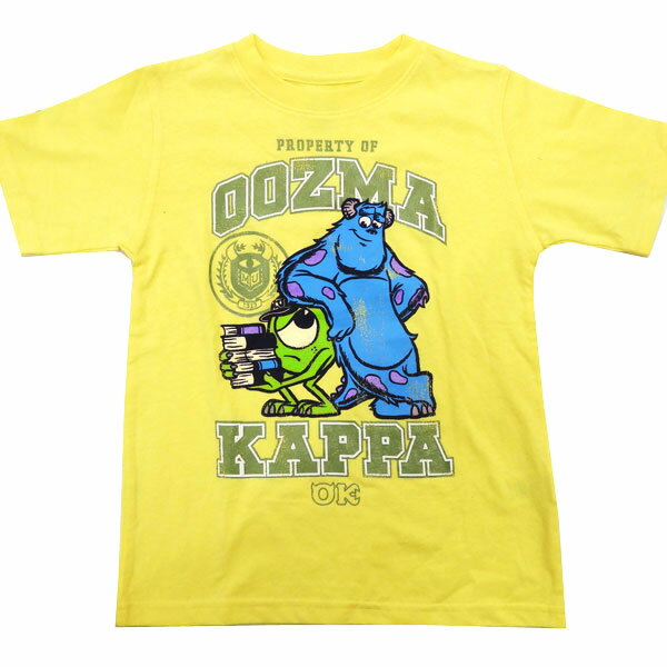 送料無料 Disney ディズニー モンスターズインク 子供服 キッズ 半袖 Tシャツ カットソー サイズ5/6 約120cm