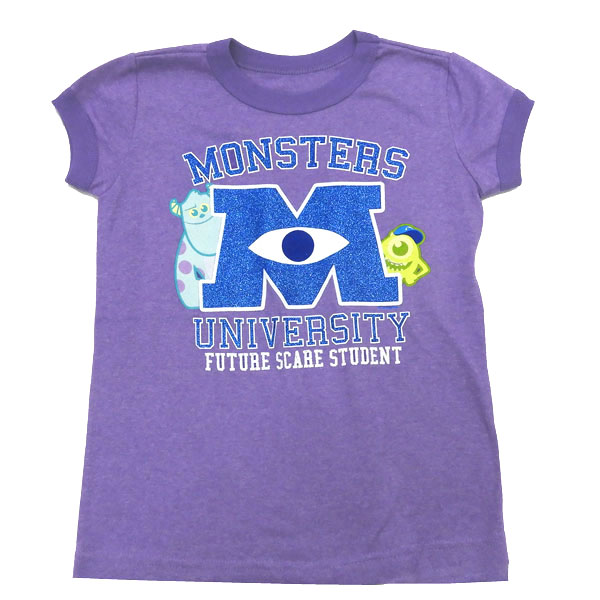 送料無料 Disney ディズニー モンスターズインク 子供服 キッズ 半袖 Tシャツ カットソー サイズXS 3-4歳 約105～110cm(4)